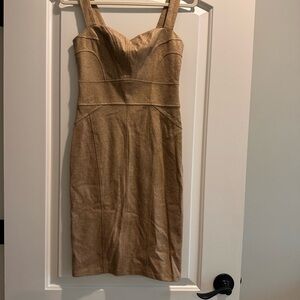 Diane Von Furstenberg Gold Dress